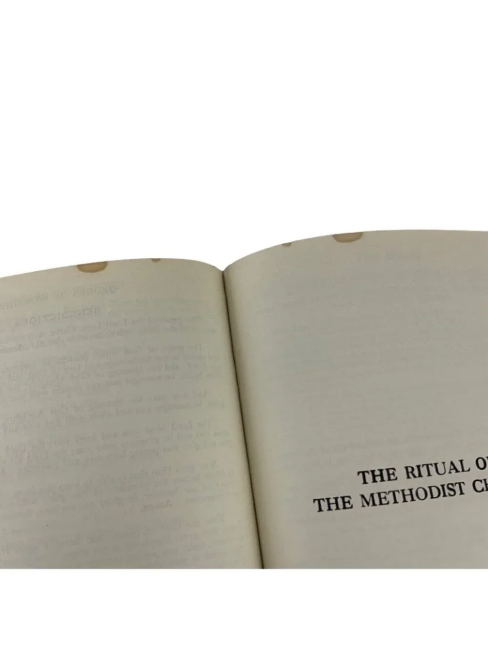 The Methodist Hymnal Official Vintage 1963 Red Hardcover Book